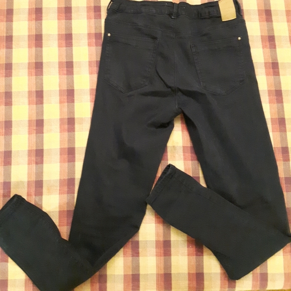 size 13/14 Zara kids navy blue skinny pants - Picture 9 of 12